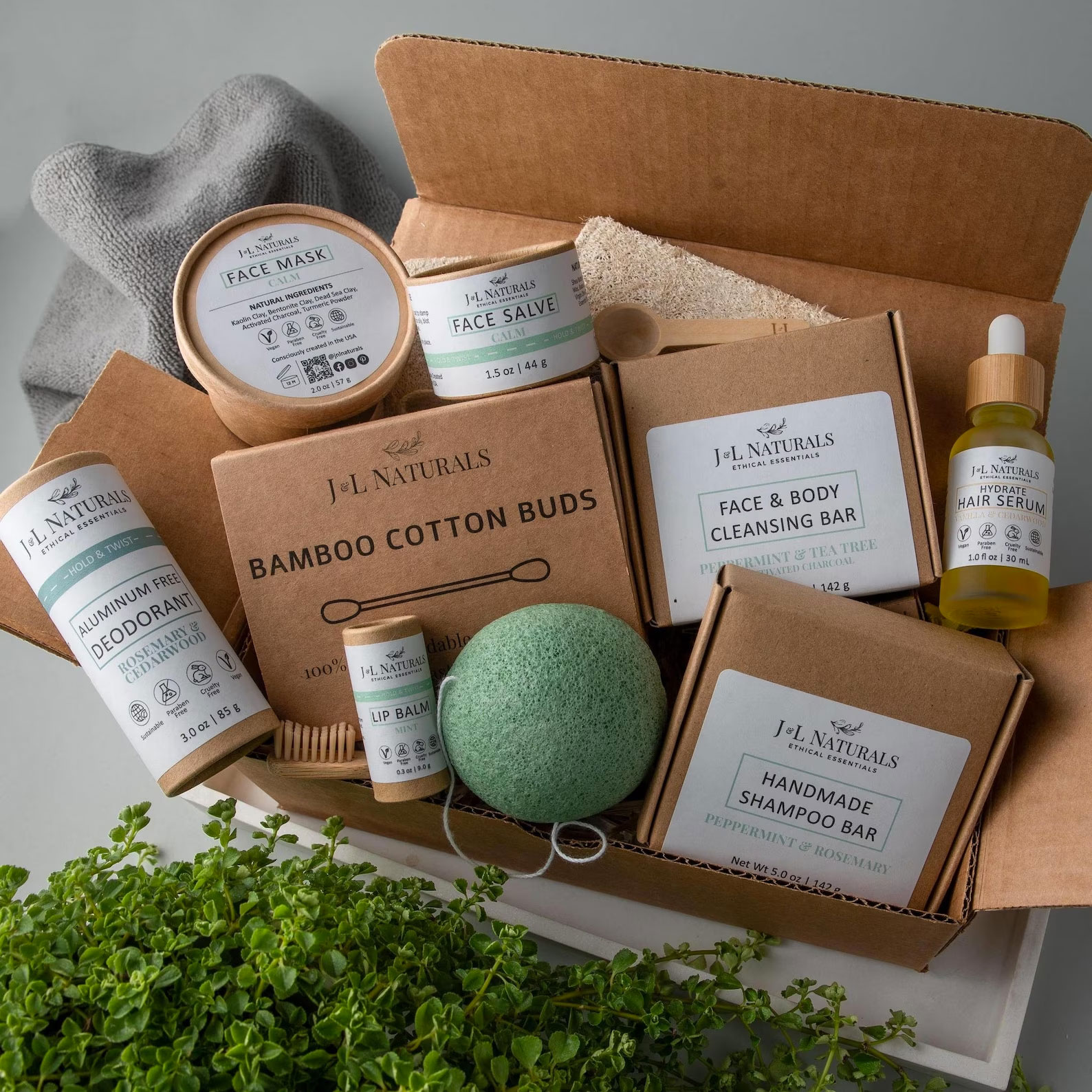 JnLNaturals eco friendly self care kit