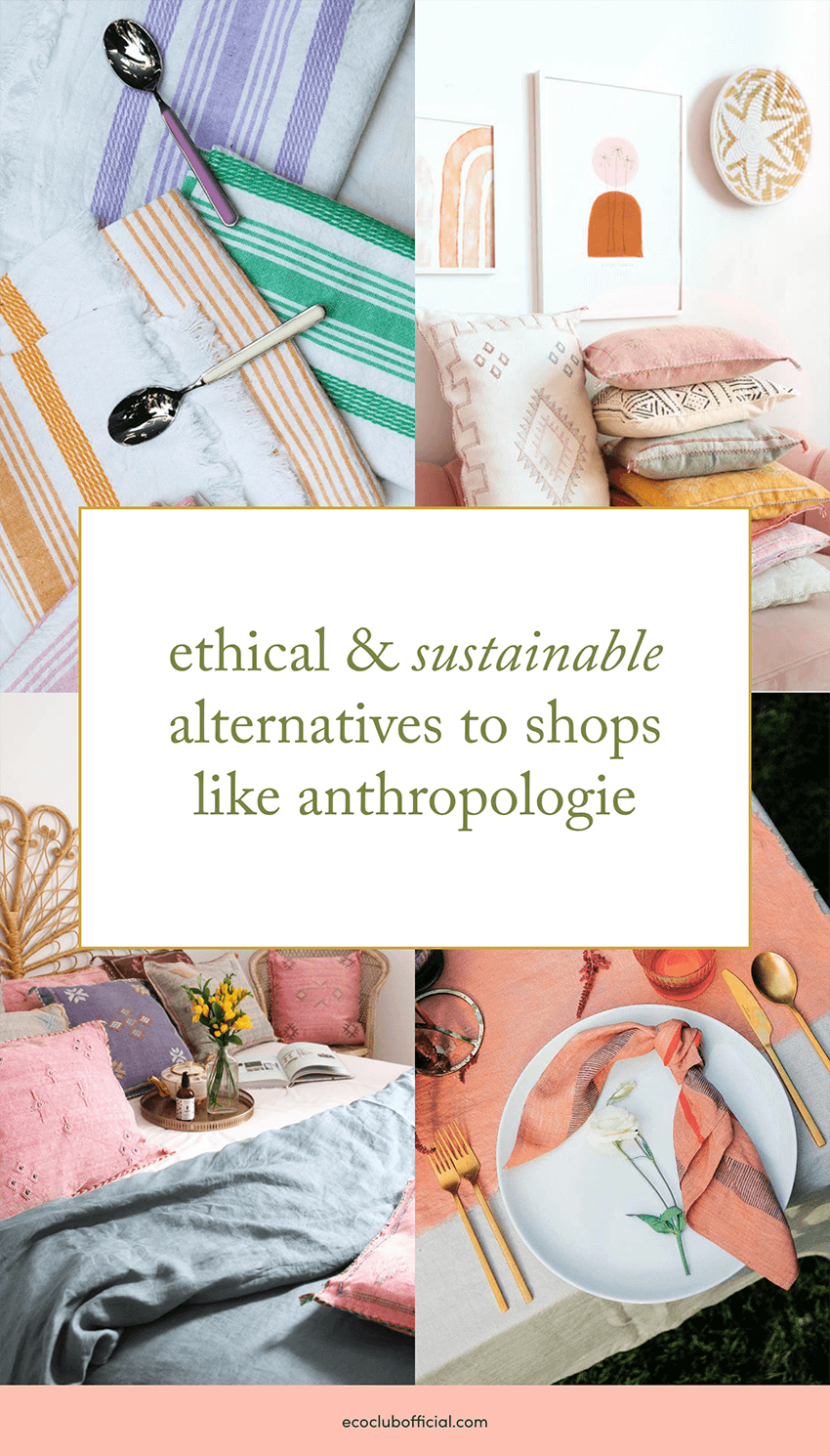 Sustainable Alternatives for Anthropologie Home Decor