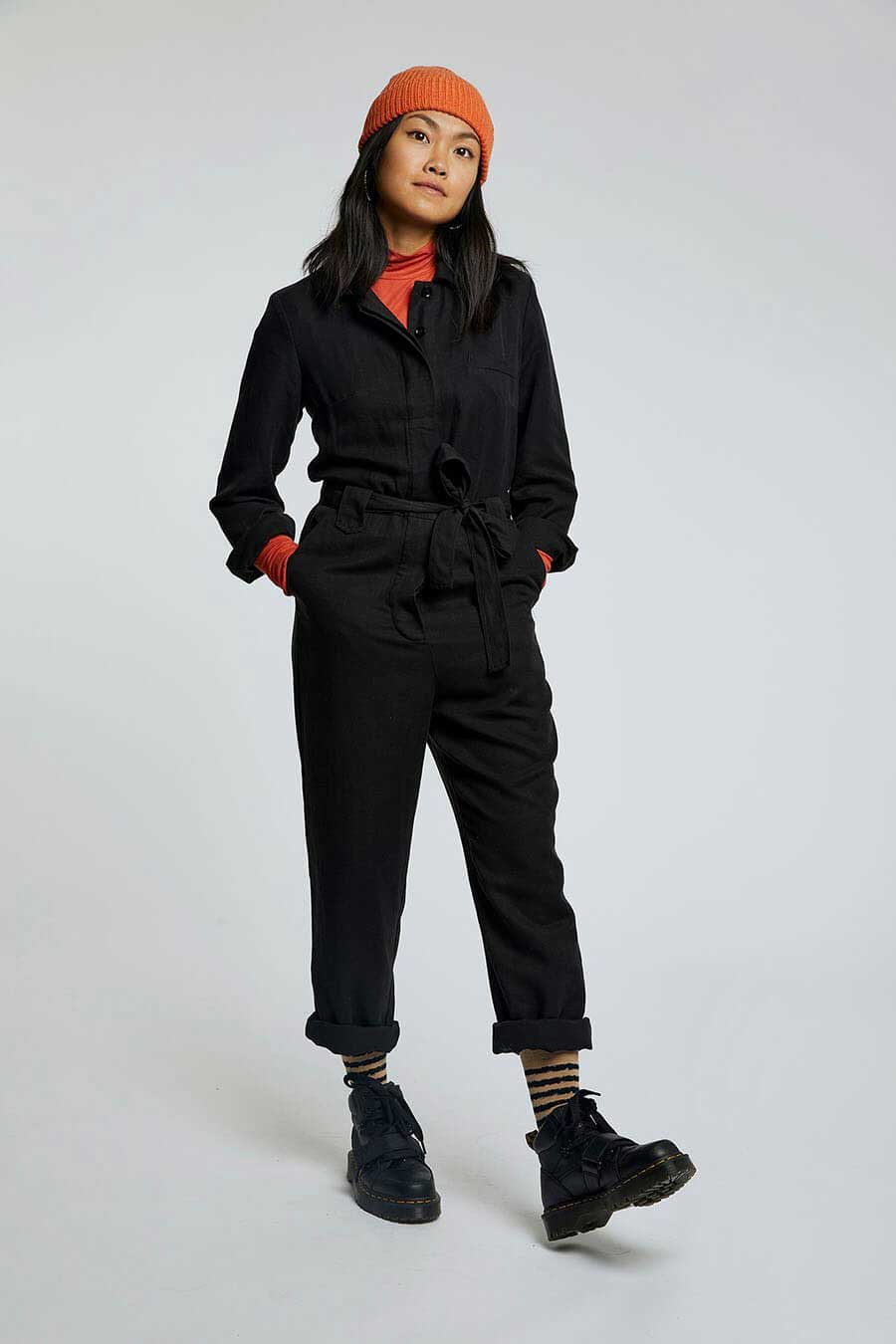 Black jumpsuit by Komodo