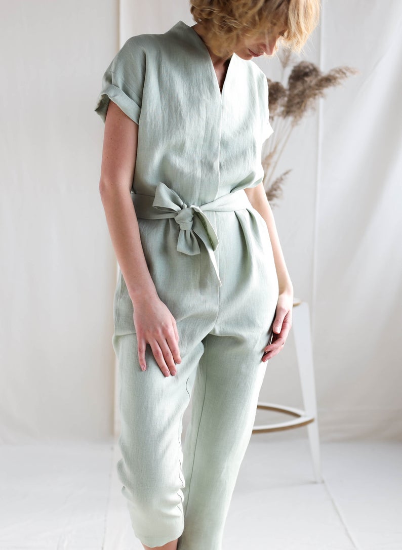 linen jumpsuit