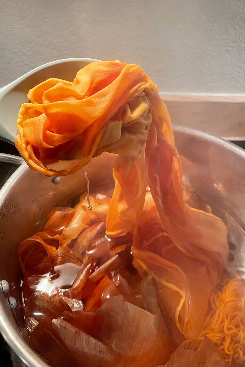 DIY Onion Skin Dye - Natural Dye Tutorial for Cotton & Silk