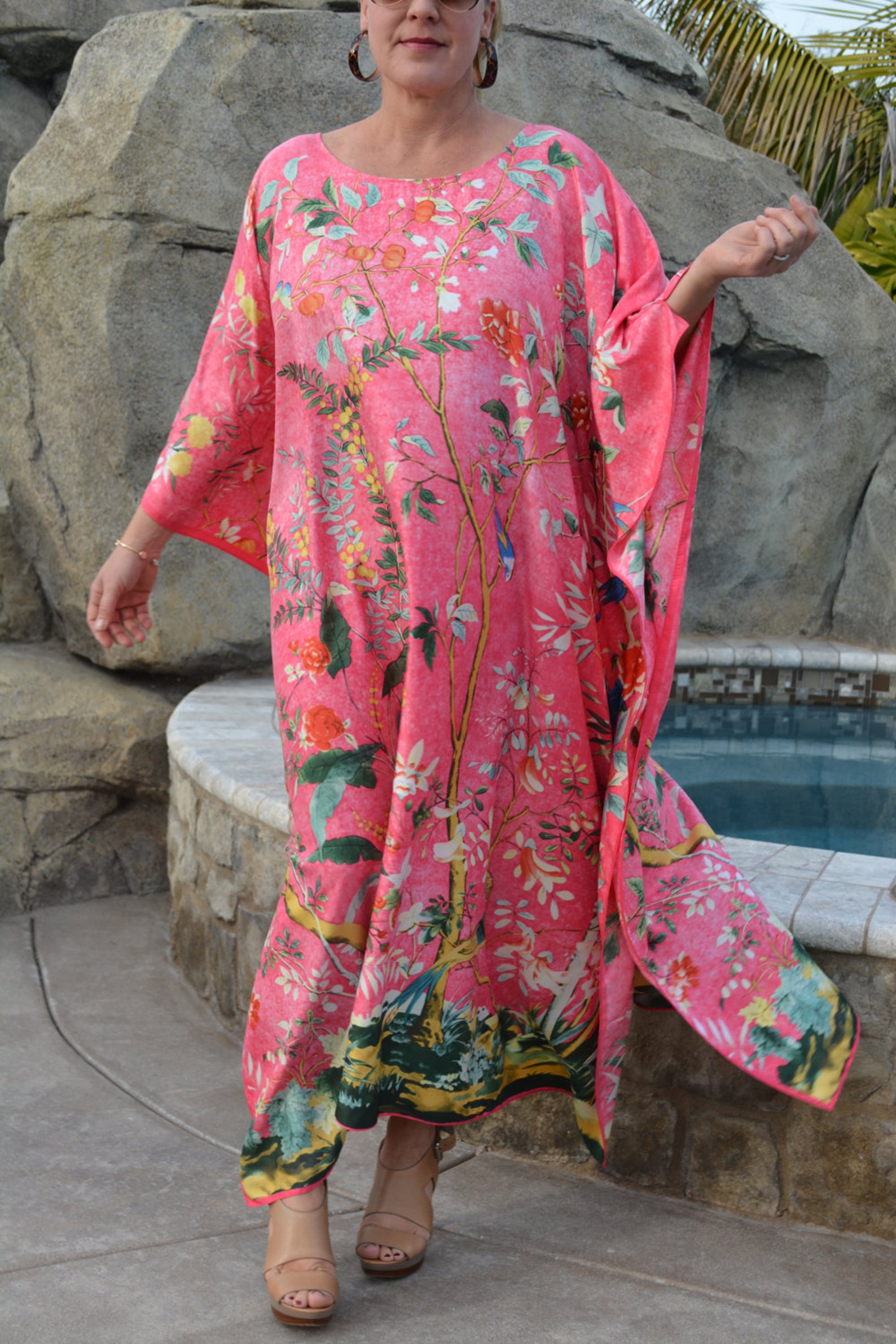 SybilsCasualElegance Silk Caftan