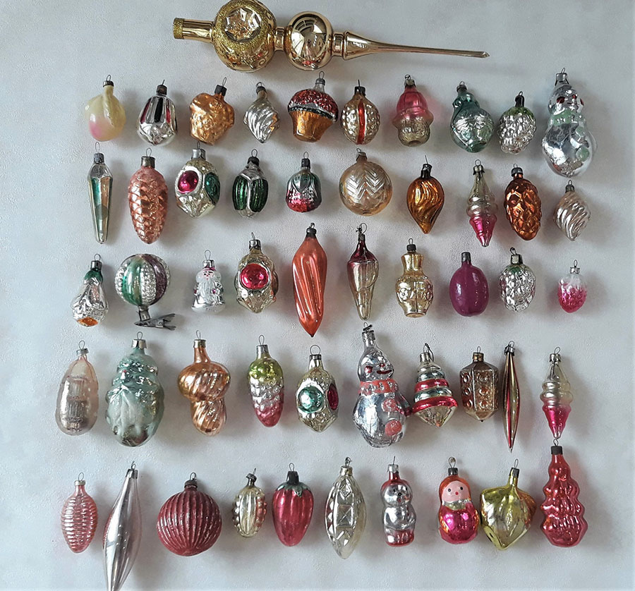 Best vintage glass ornaments on Etsy via eco club