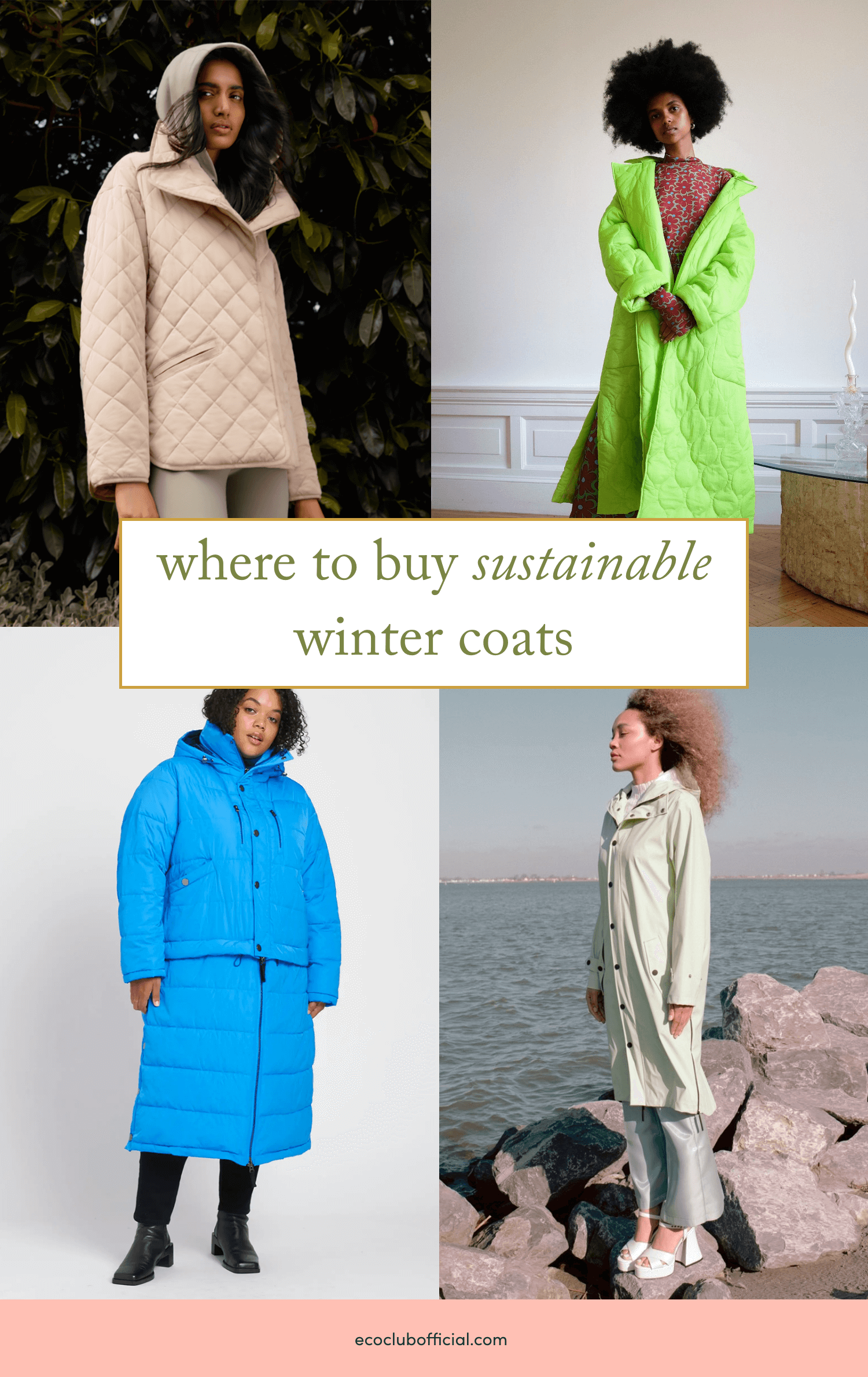 where to buy sustainable winter coats