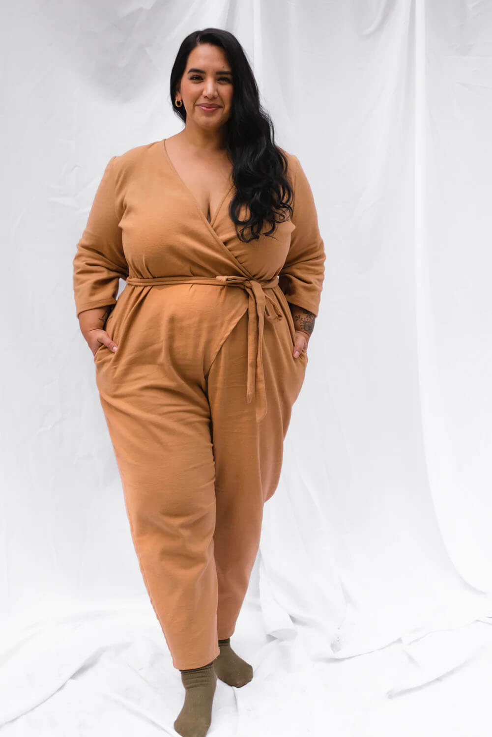 sotela stella jumpsuit in camel