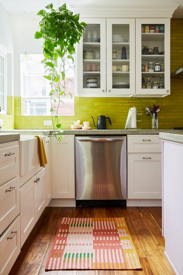 WIP LA rug in an artisan home kitchen