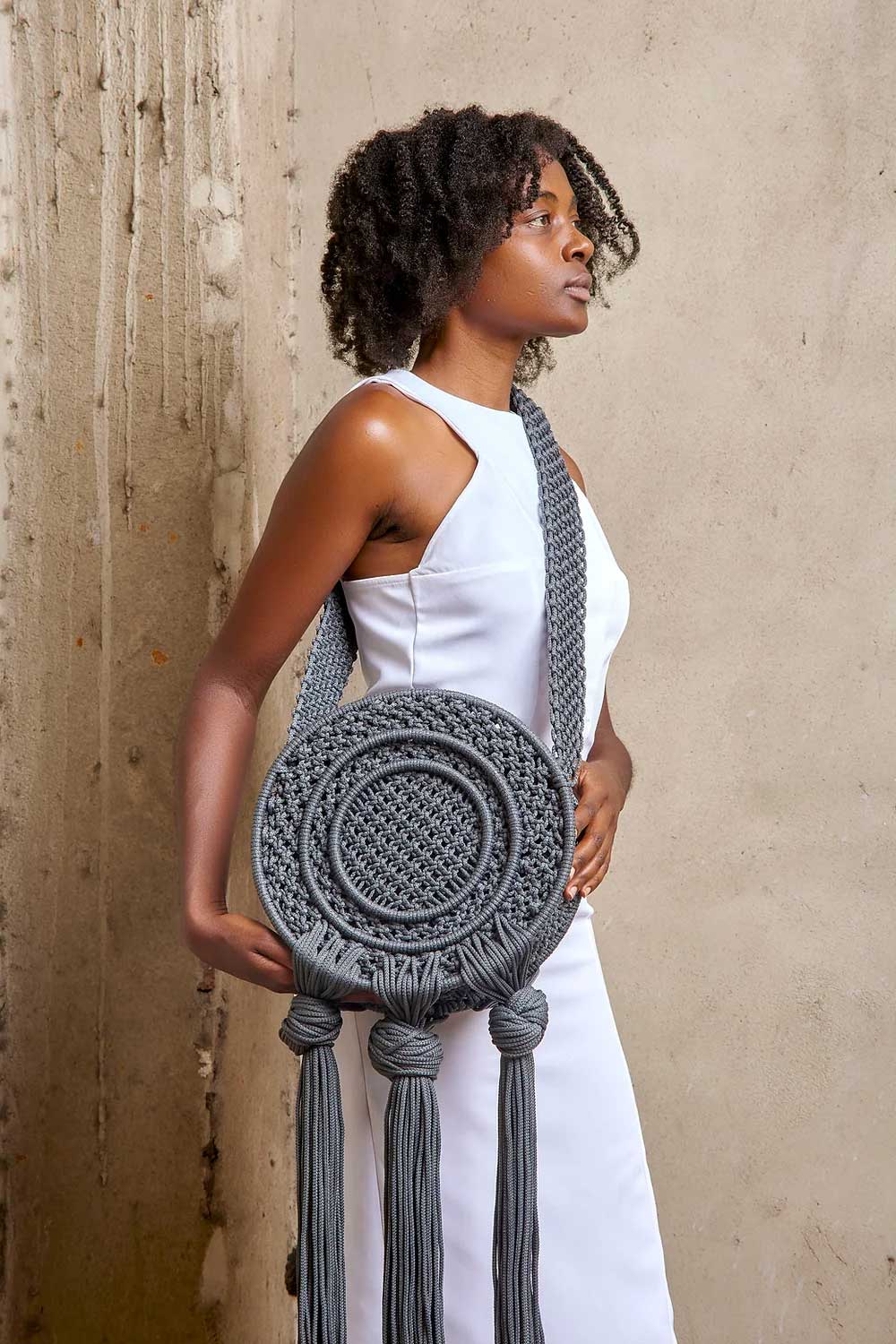 Macrame bags by Vanhu Vamwe.