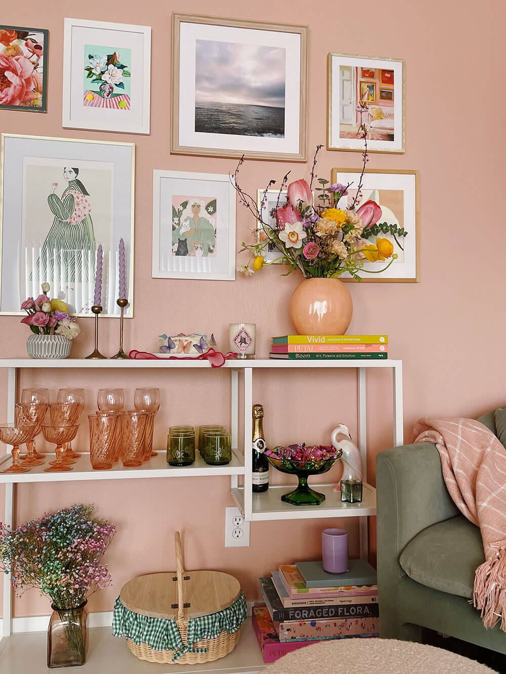 Painting a Pink Accent Wall with Clare Paint - eco club