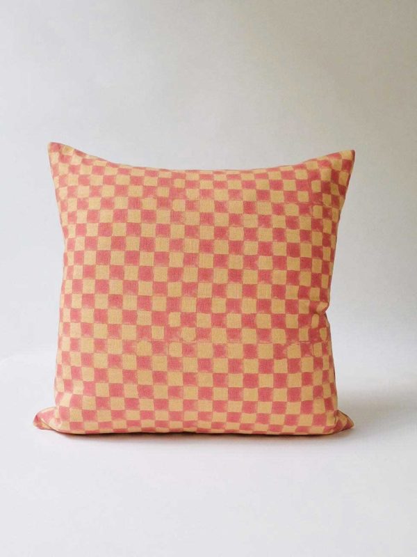 Checkered pillow by Soil to Studio - shop eco friendly home decor on eco club